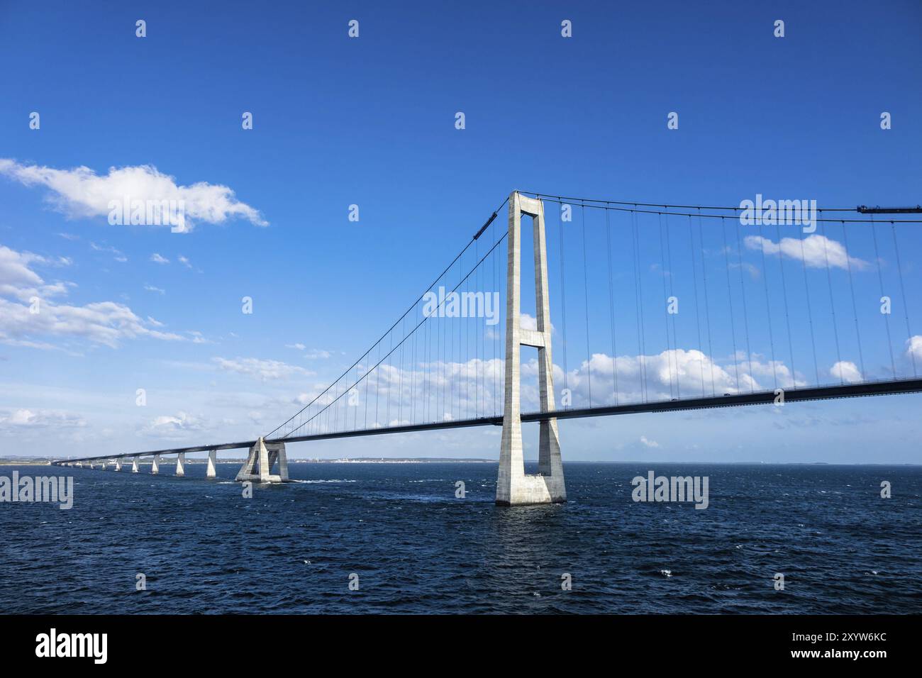 Die Oeresundbrücke in der Ostsee Stockfoto