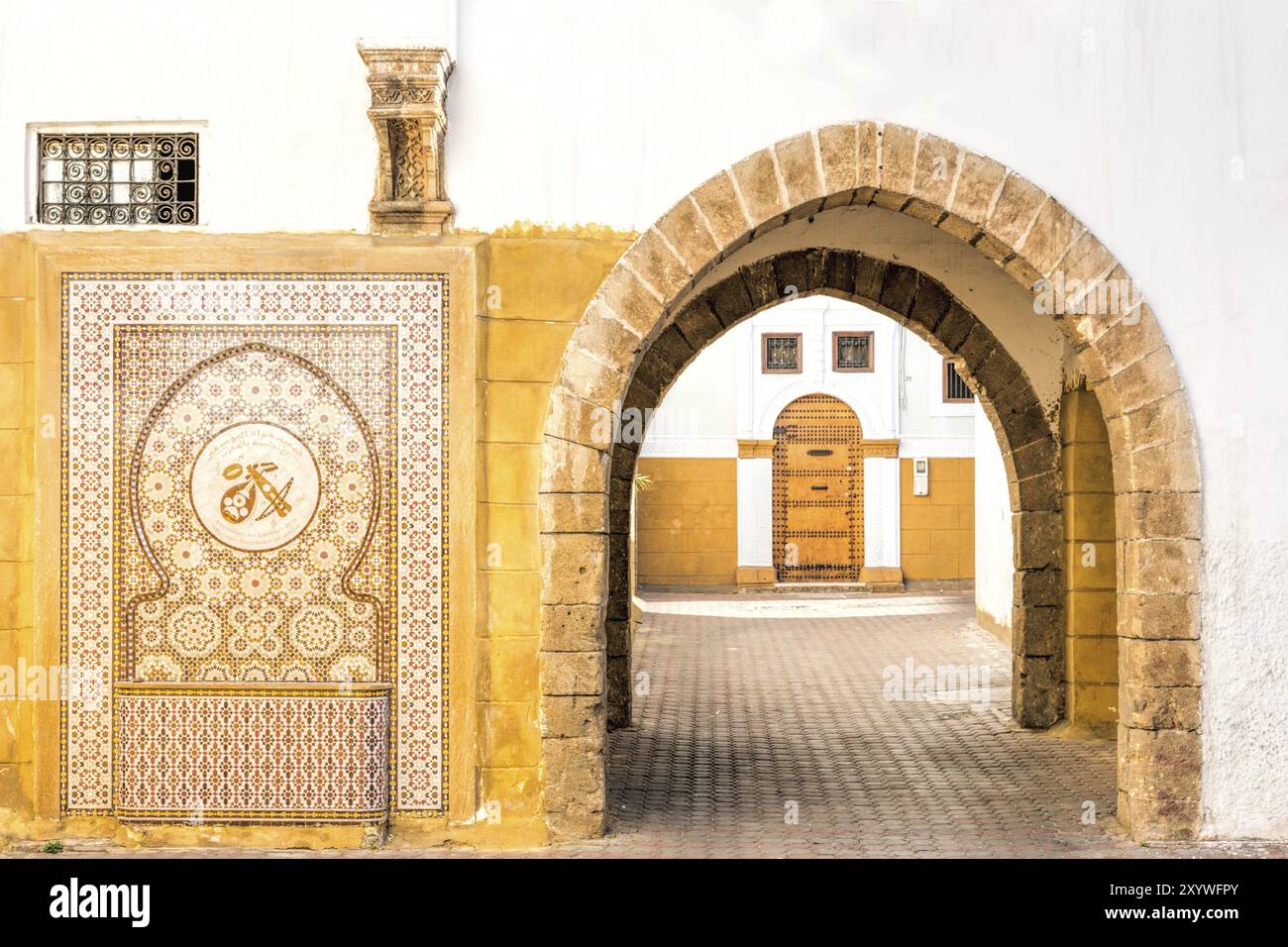 Orientalische Gasse in Marokko Stockfoto