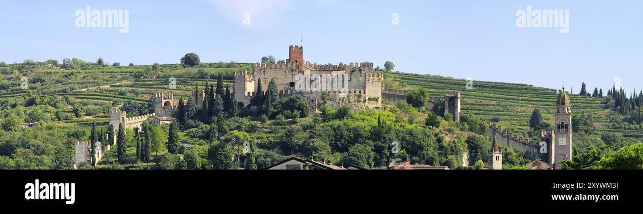 Soave Castello 06 Stockfoto