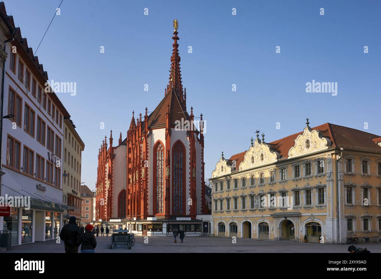 Marienkapelle gotische Kirche in Würzburg Stockfoto