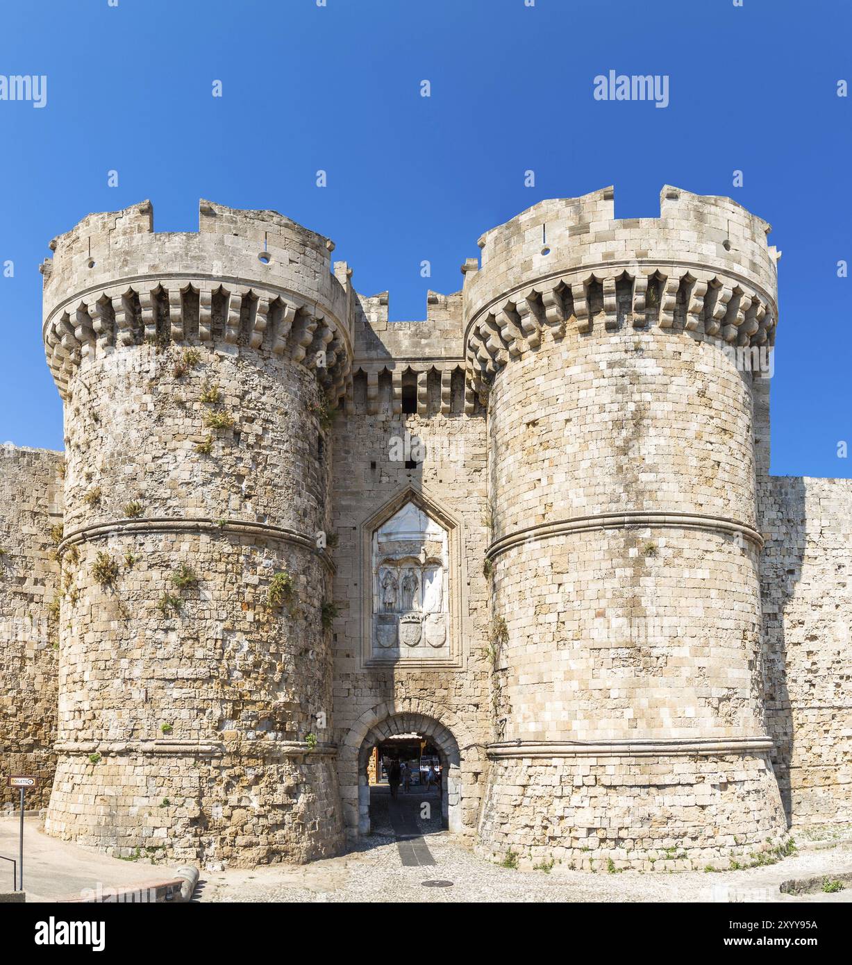 Altstadt von Rhodos Stockfoto