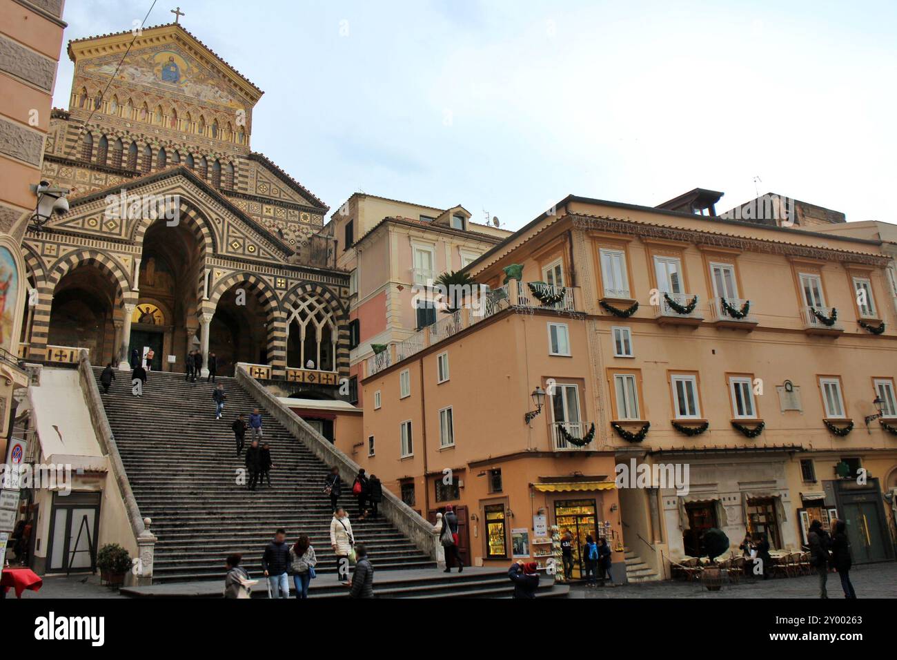 St. Andrew's Cathedral in Amalfi, Italien Stockfoto