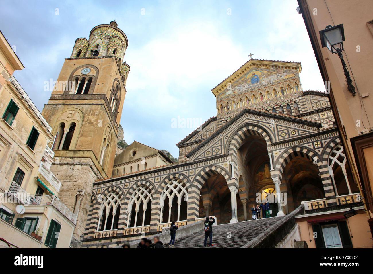 St. Andrew's Cathedral in Amalfi, Italien Stockfoto