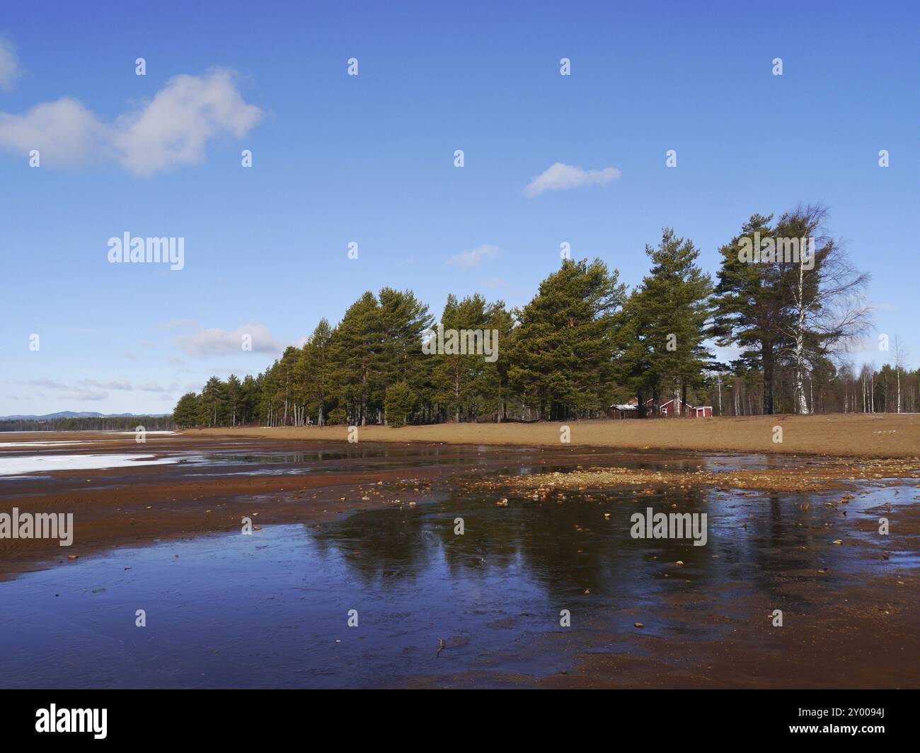 Lake Orsa in Dalarna, Schweden, Europa Stockfoto