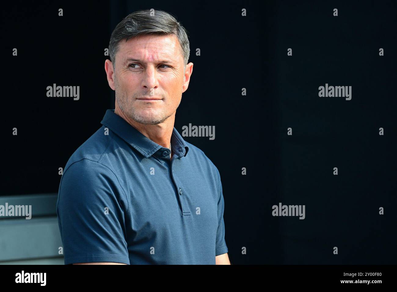 Javier Zanetti&#XA;Ex Calciatore argentino während der Formel 1 - Pirelli Gran Premio d'Italia 2024 - Qualifying, Formel-1-Meisterschaft in Monza, Italien, August 31 2024 Stockfoto