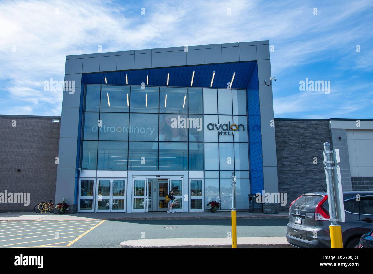 Eintritt zur Avalon Mall in St. John's, Neufundland & Labrador, Kanada Stockfoto