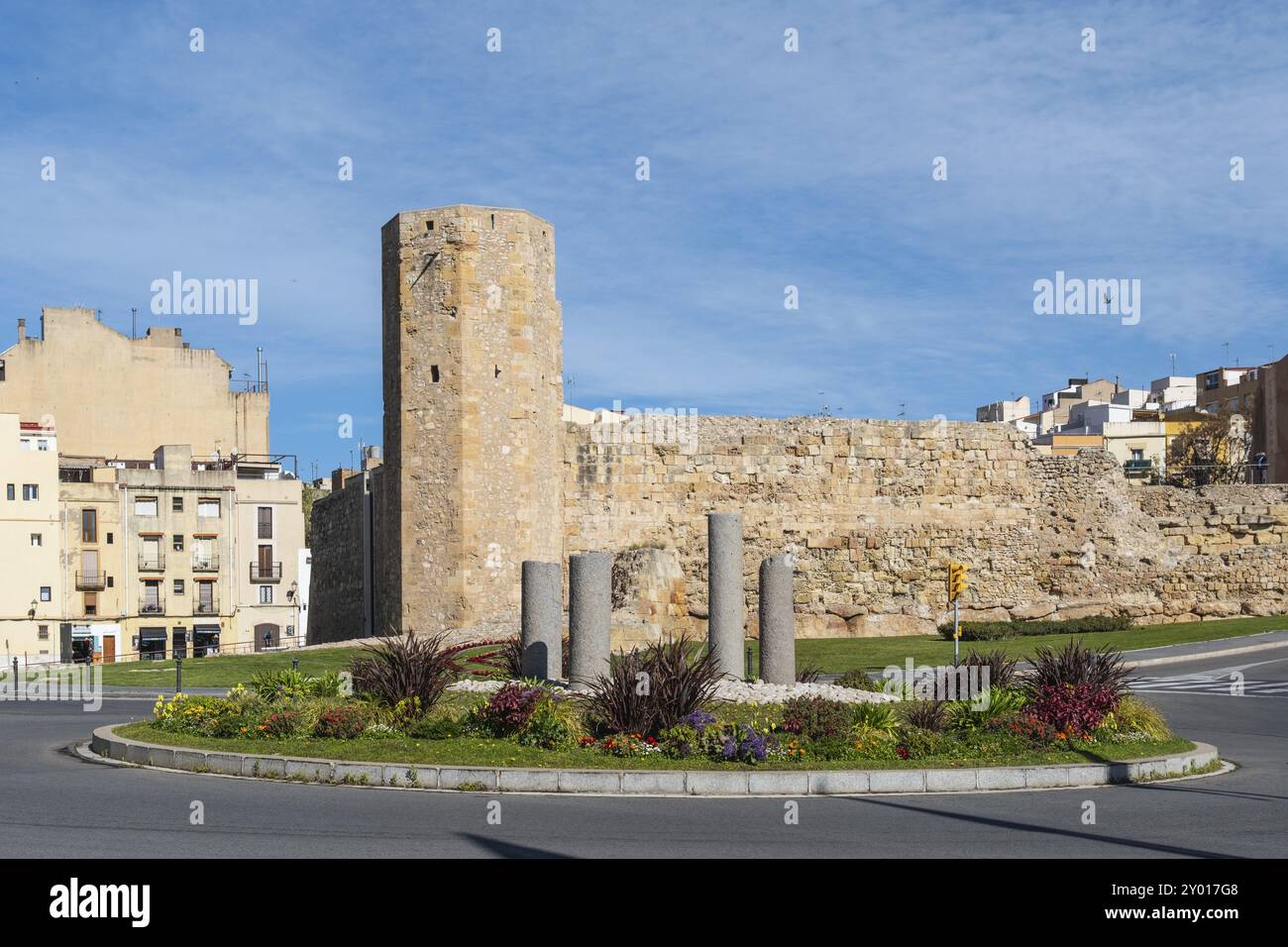 Circo romano de Tarraco, UNESCO-Weltkulturerbe in Tarragona, Spanien, Europa Stockfoto