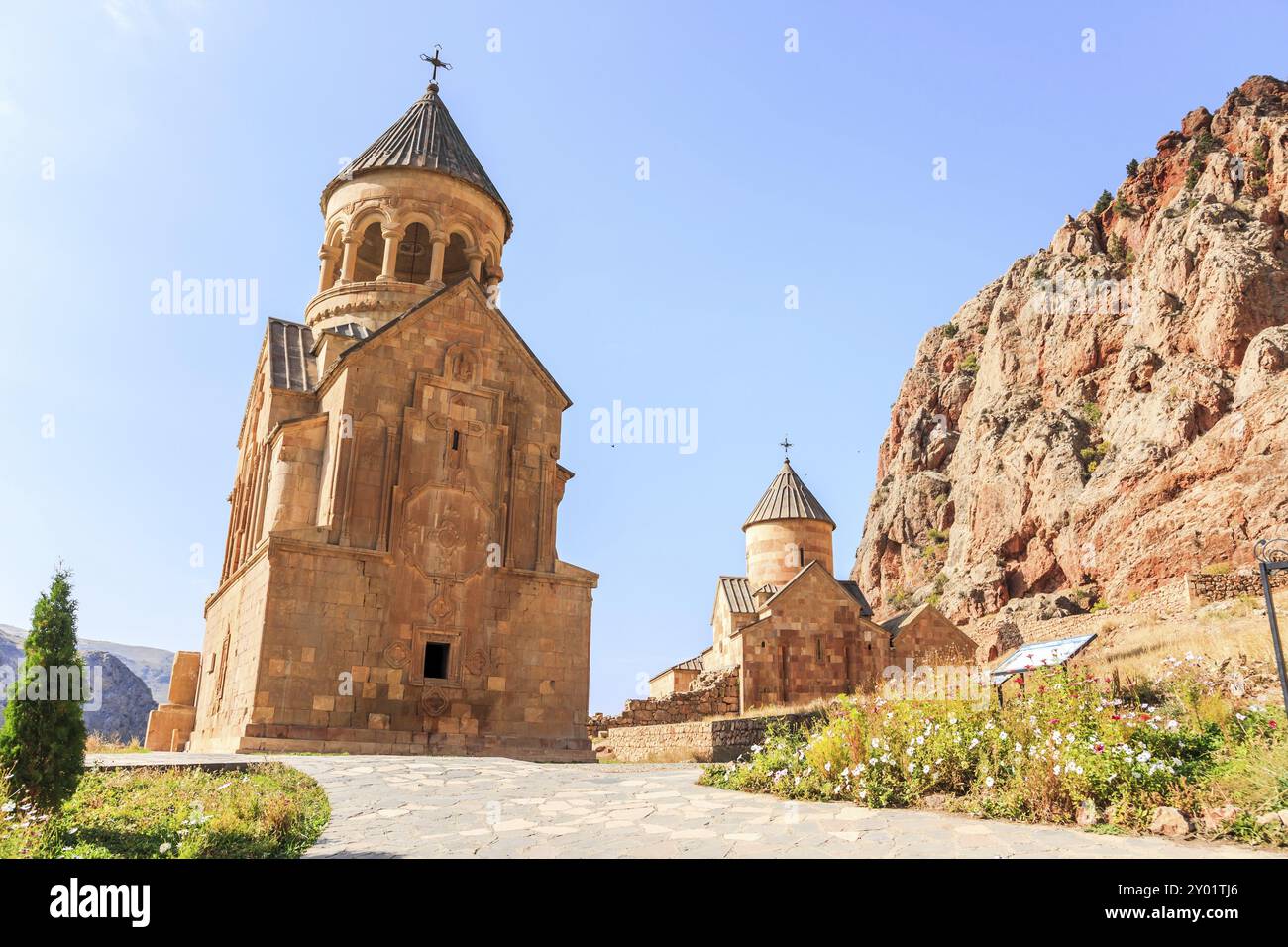 Der Komplex des Noravank-Klosters befindet sich in der Provinz Vayots Dzor, Armenien, Asien Stockfoto