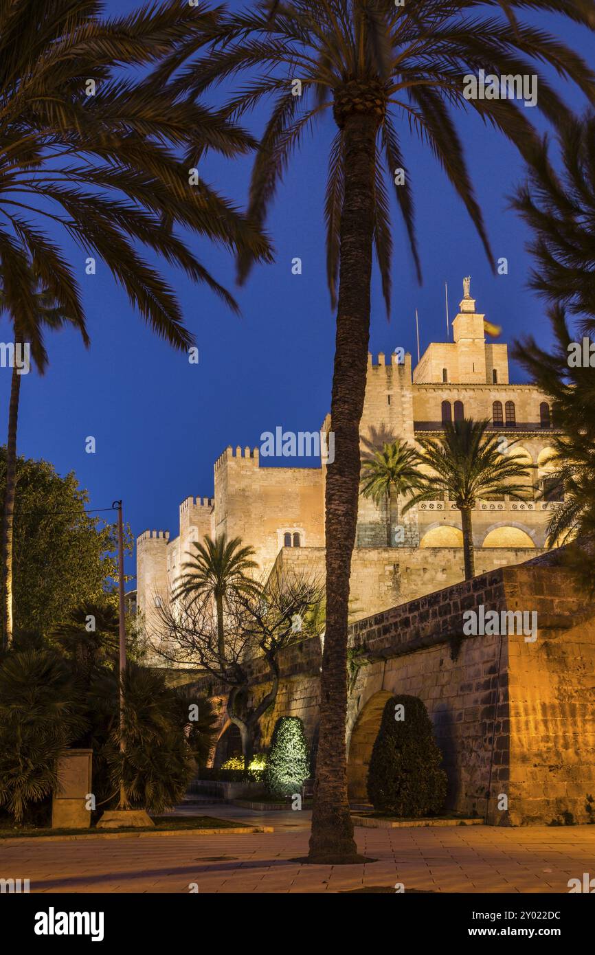 Palacio Real de La Almudaina, Palma, Mallorca, balearen, spanien Stockfoto