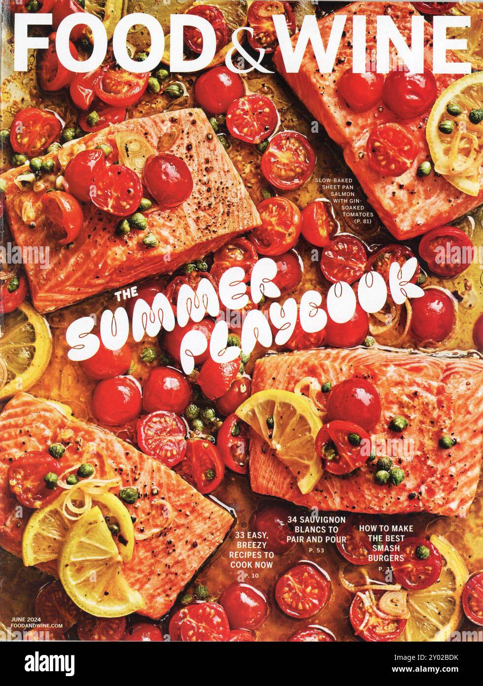 Food & Wine June 2024 Magazin Cover, USA Stockfoto