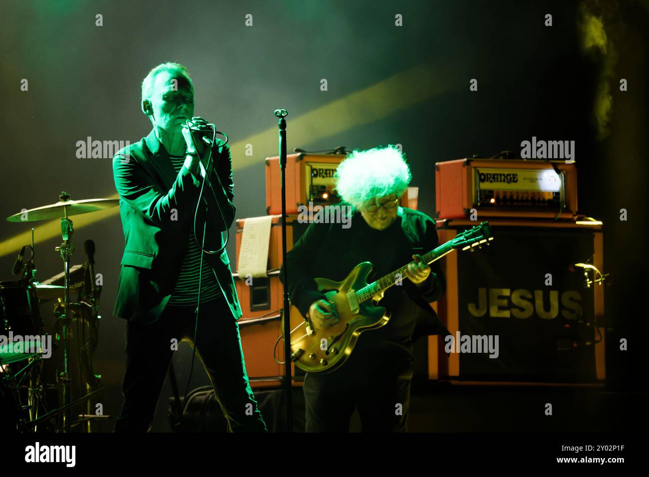 Turin, Italien. 30. August 2024. Die alternative Rock-Band Jesus and Mary Chain spielt auf dem heutigen Festival. Kredit: M.. Bariona/Alamy Live News Stockfoto