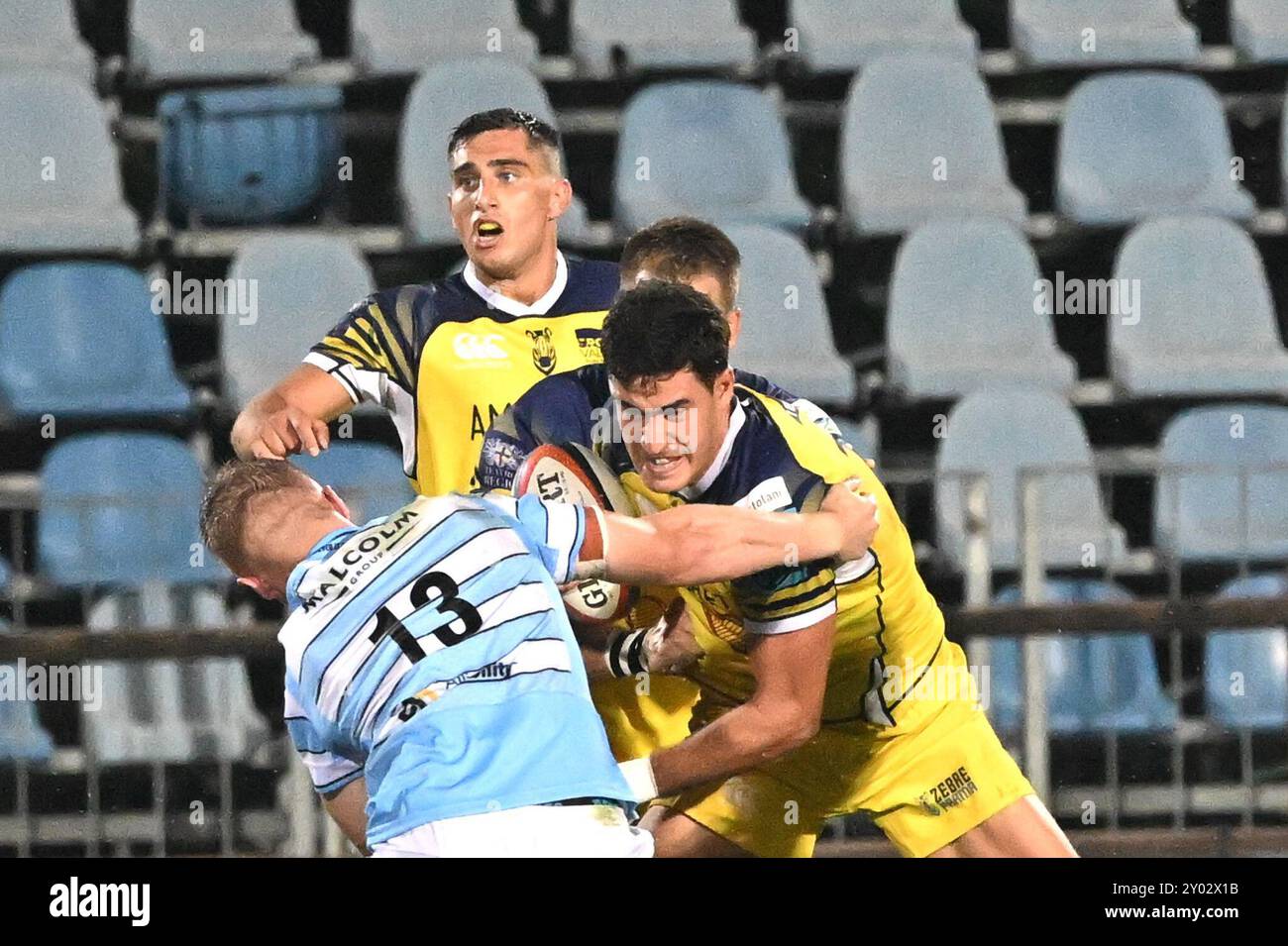 Bilder von Zebre Parma und Glasgow Warriors Match im Stadio Lanfranchi Parma, 31. august 2024 während des Testspiels - Zebre Parma vs Glasgow Warriors, Sonstiges in Parma, Italien, August 31 2024 Stockfoto