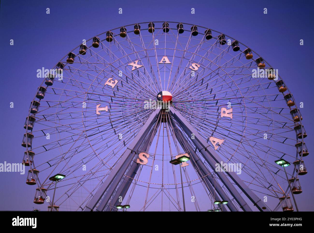 Texas State Fair: Das Texas Star Ferris Rad auf der Texas State Fair in Dallas ©1995 ©Bob Daemmrich Stockfoto