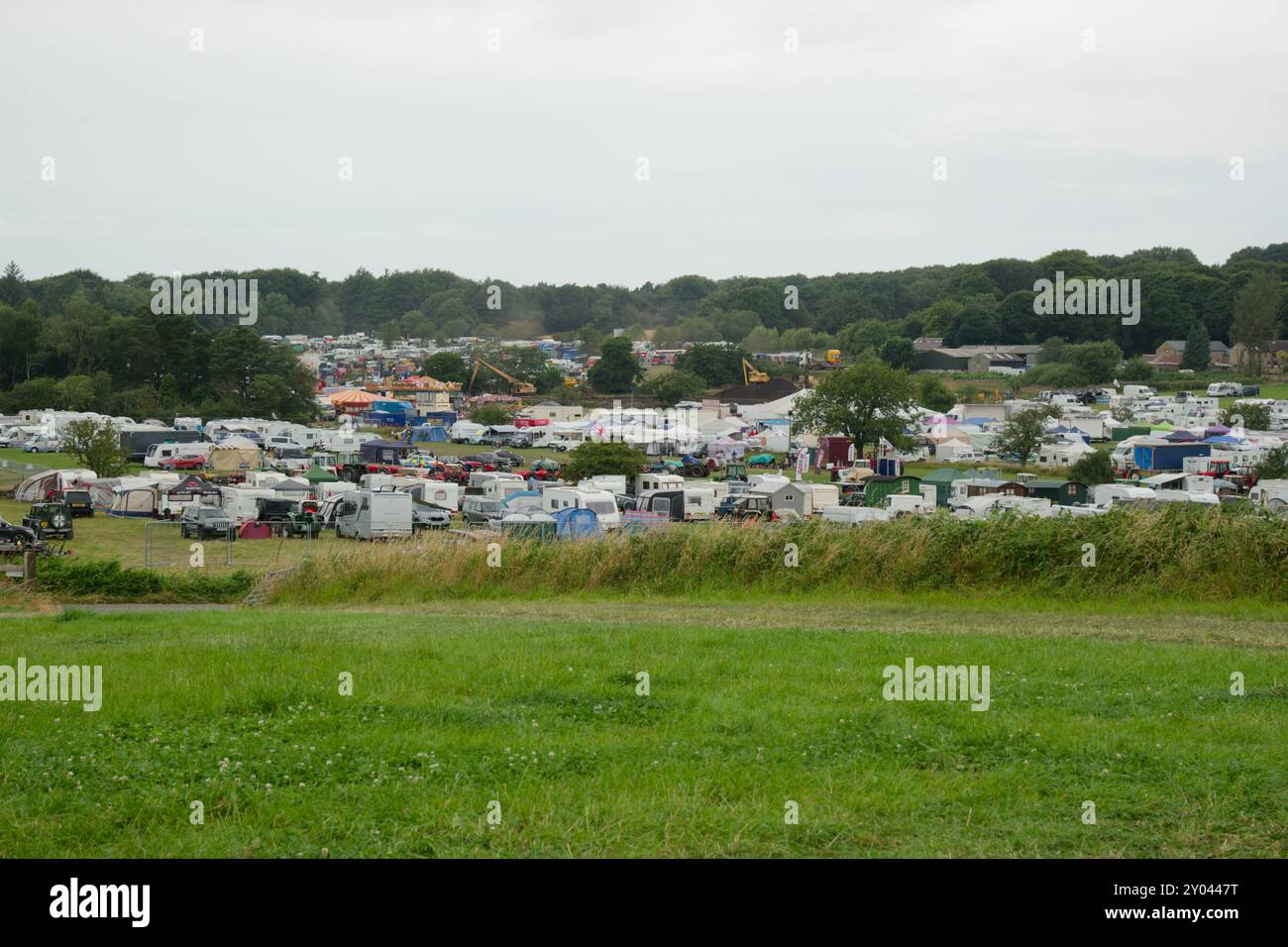 Sommerveranstaltung in Derbyshire Stockfoto