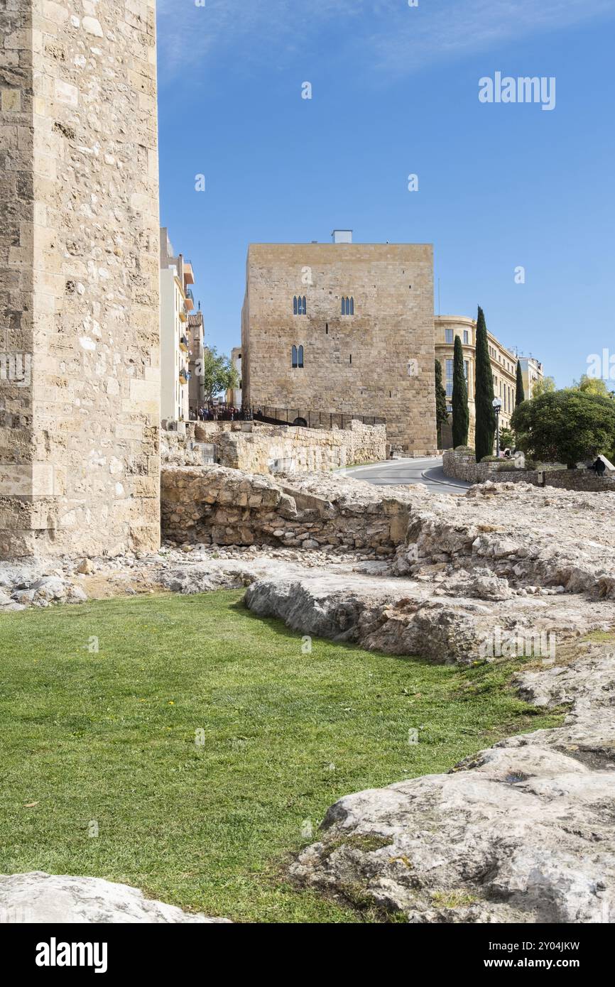 Circo romano de Tarraco, UNESCO-Weltkulturerbe in Tarragona, Spanien, Europa Stockfoto