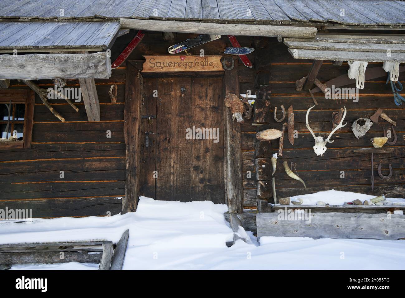 Sauregghuette, Saureggalm, Innerkrems, Kärnten, Österreich, Europa Stockfoto