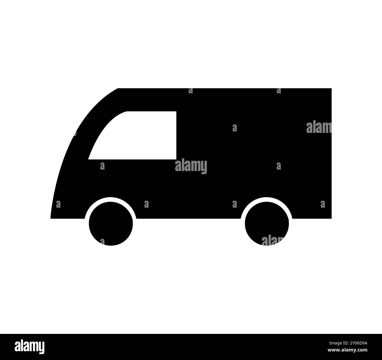 Vektor-Symbol auf weißem Hintergrund Stockfoto