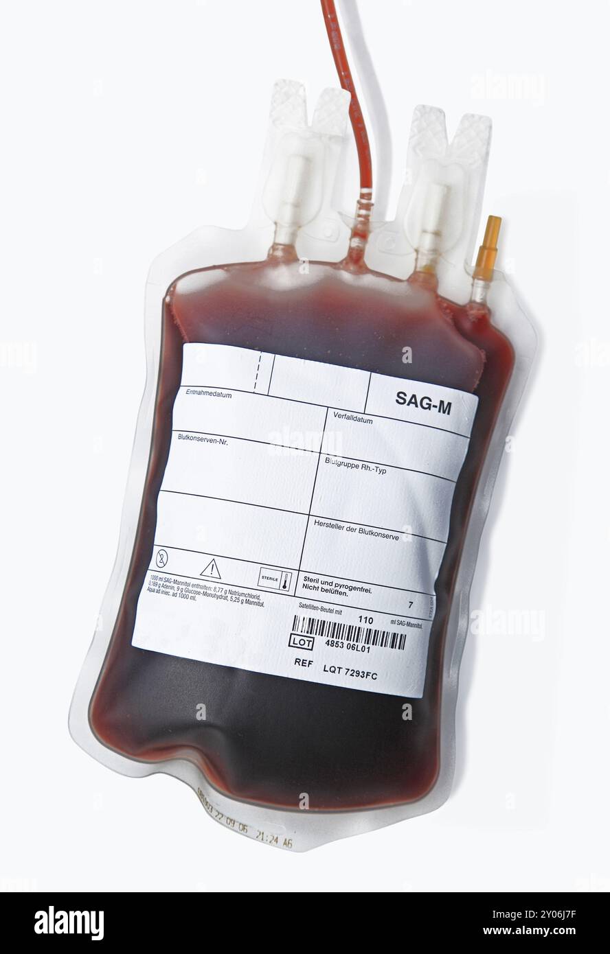 Blutbank Stockfoto