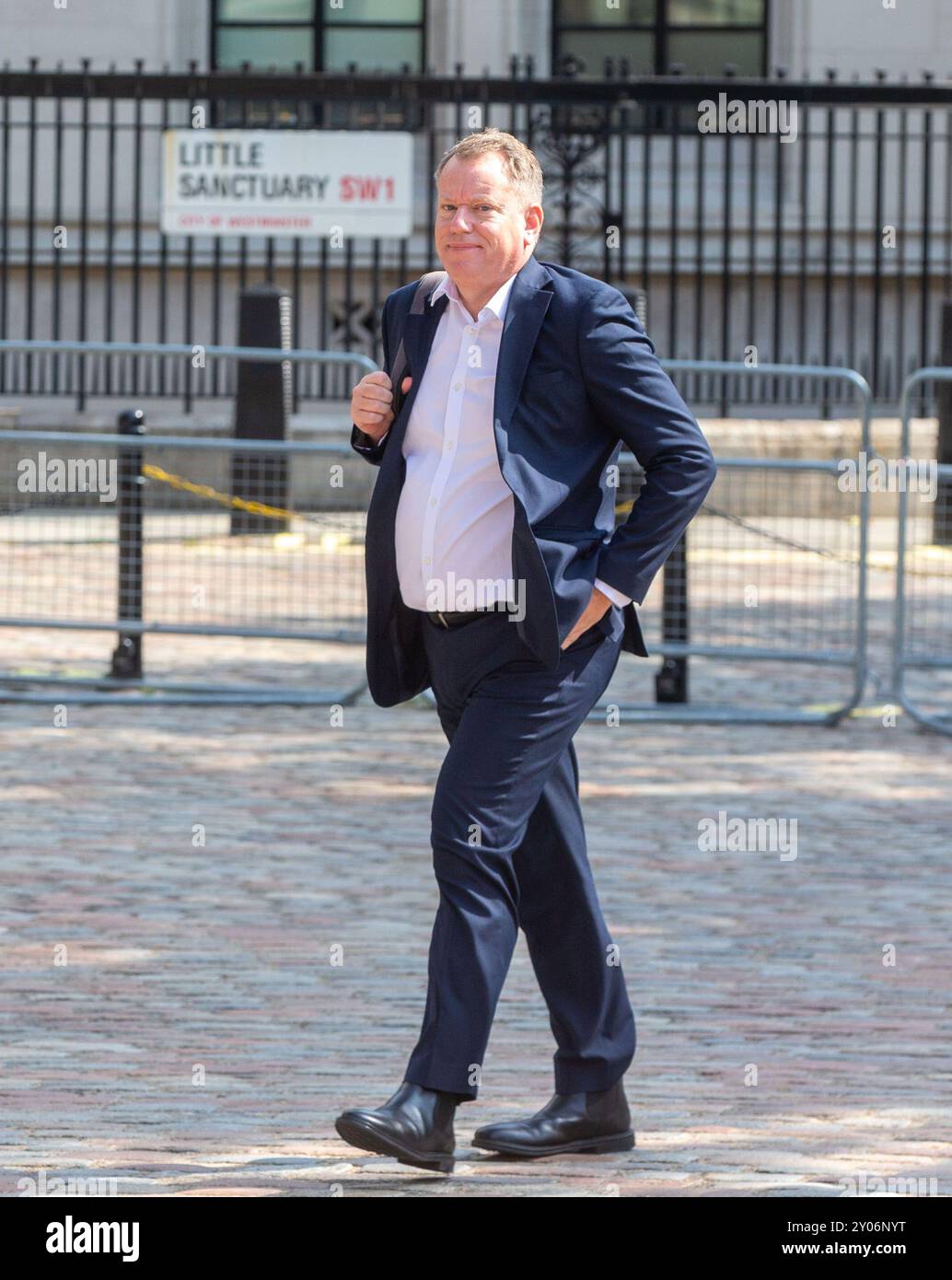 London, England, Großbritannien. September 2024. Lord DAVID FROST trifft bei der Wahlkampagne des Kandidaten Robert Jenrick in der Londoner Innenstadt ein. (Kreditbild: © Tayfun Salci/ZUMA Press Wire) NUR REDAKTIONELLE VERWENDUNG! Nicht für kommerzielle ZWECKE! Quelle: ZUMA Press, Inc./Alamy Live News Stockfoto