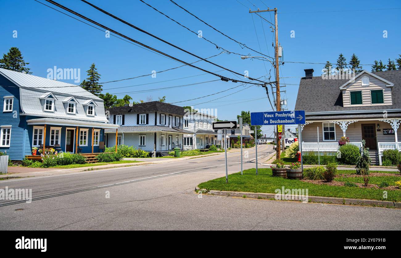 Deschambault, Quebec, Kanada Stockfoto