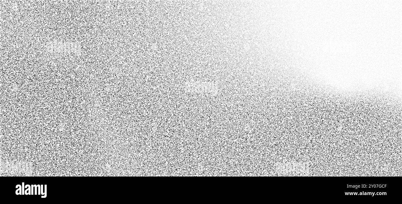 Abstrakter Hintergrund mit Rasterpunkteffekt. Hintergrund mit schmutzigem und schmutzigem einfarbigem Papier. Hintergrundbild mit schwarzen Punkten für Album Stock Vektor Abstrakter Hintergrund mit Rasterpunkteffekt. Hintergrund mit schmutzigem und schmutzigem einfarbigem Papier. Hintergrundbild mit schwarzen Punkten für Album Stock Vektor