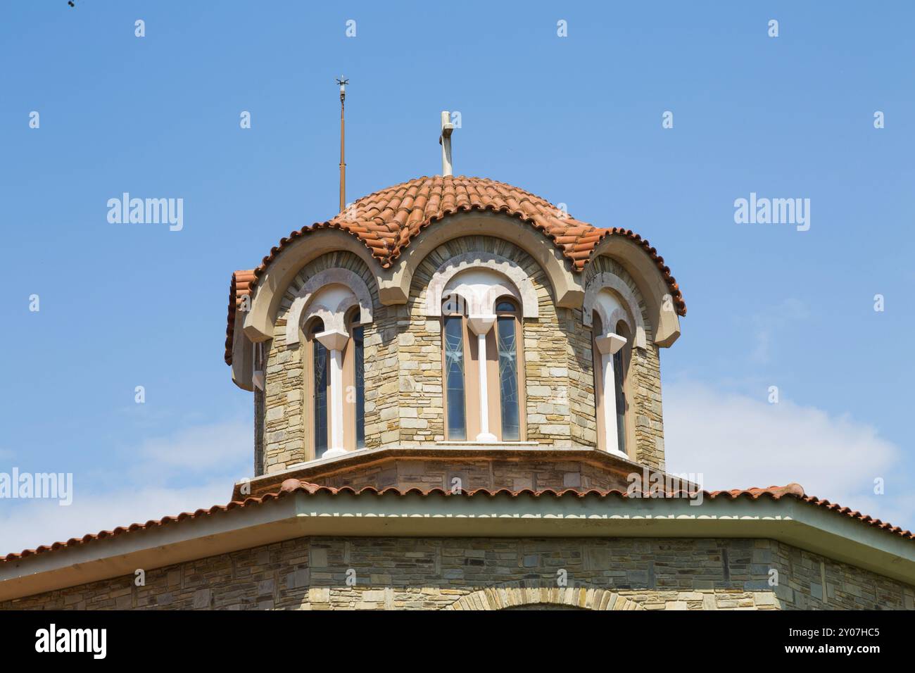 Griechische St. Lydia erste europäische christliche Taufkirche in Lydia, Philippi, Griechenland, Europa Stockfoto