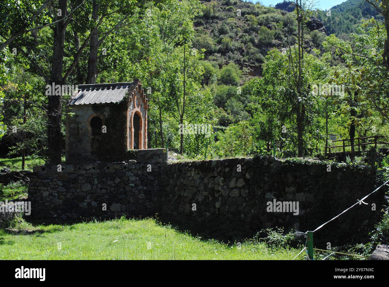 Lagerhaus in der Nähe der Stadt Gerri de la Sal in der Provinz Lleida in Pallars Sobirà Stockfoto