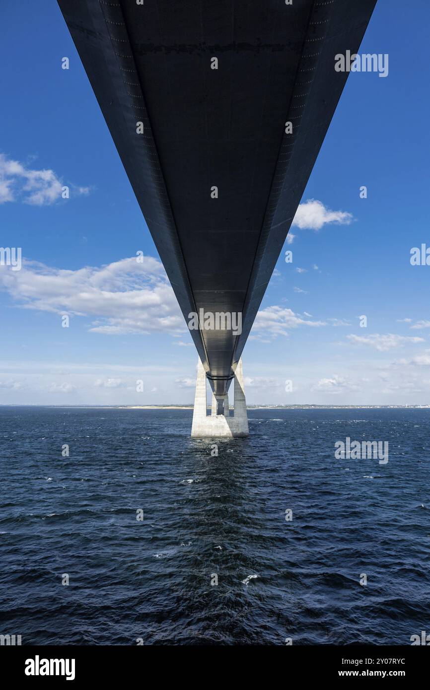 Die Oeresundbrücke in der Ostsee Stockfoto