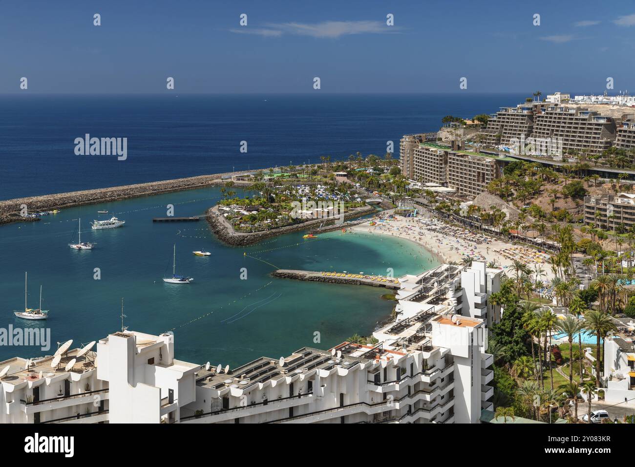 Anfi del Mar, Playa de la Verga, Arguineguin, Gran Canaria, Kanarische Inseln, Spanien, Anfi del Mar, Playa de la Verga, Gran Canaria, Kanarische Inseln, Spai Stockfoto