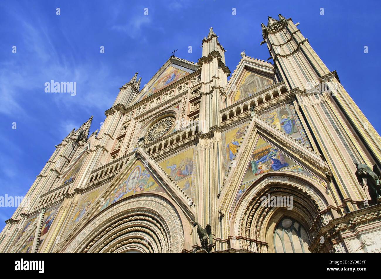 Kathedrale Von Orvieto, Kathedrale Von Orvieto 01 Stockfoto