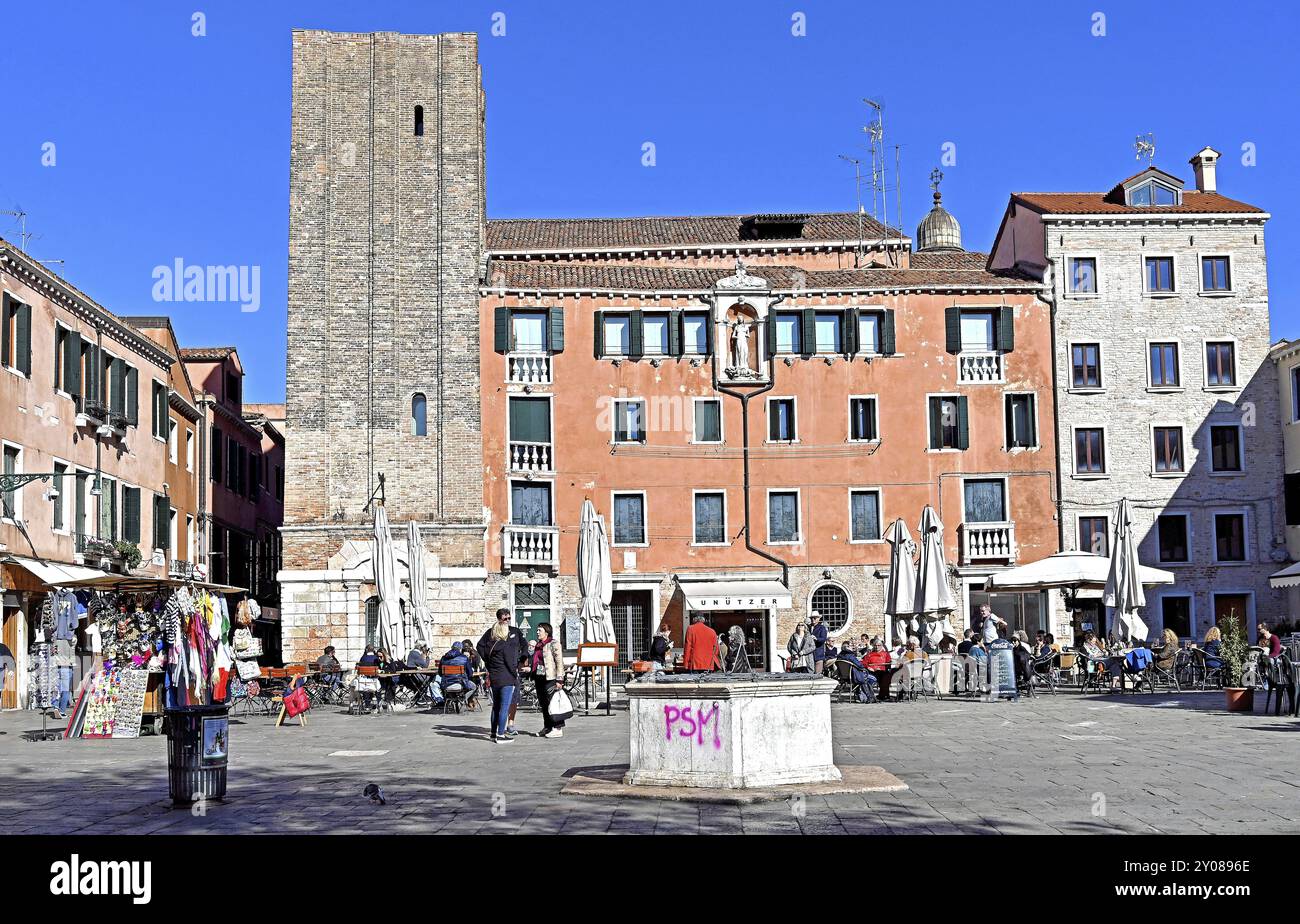 Campo Santa Margherita Stockfoto