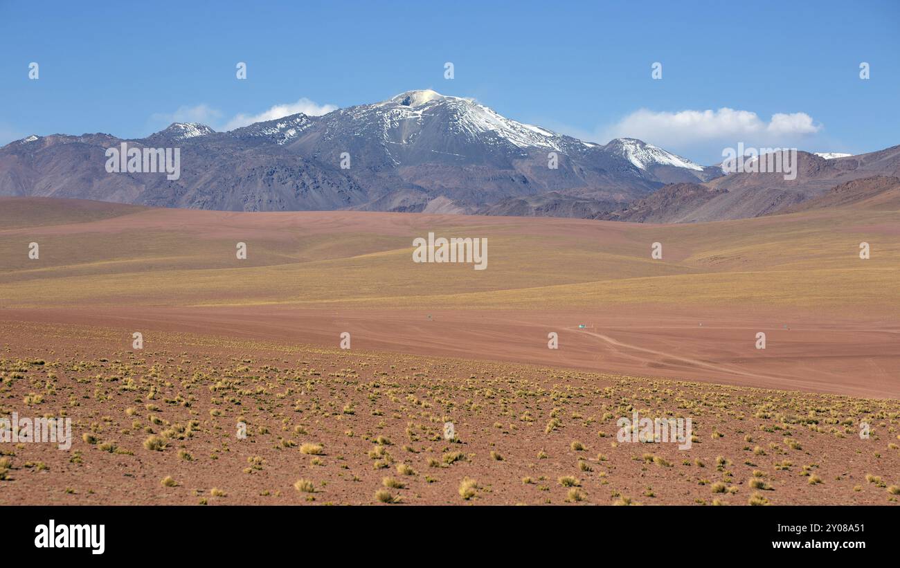 Bergpanorama in der Atacama-Wüste in Chile bei San Pedro de Atacama Stockfoto