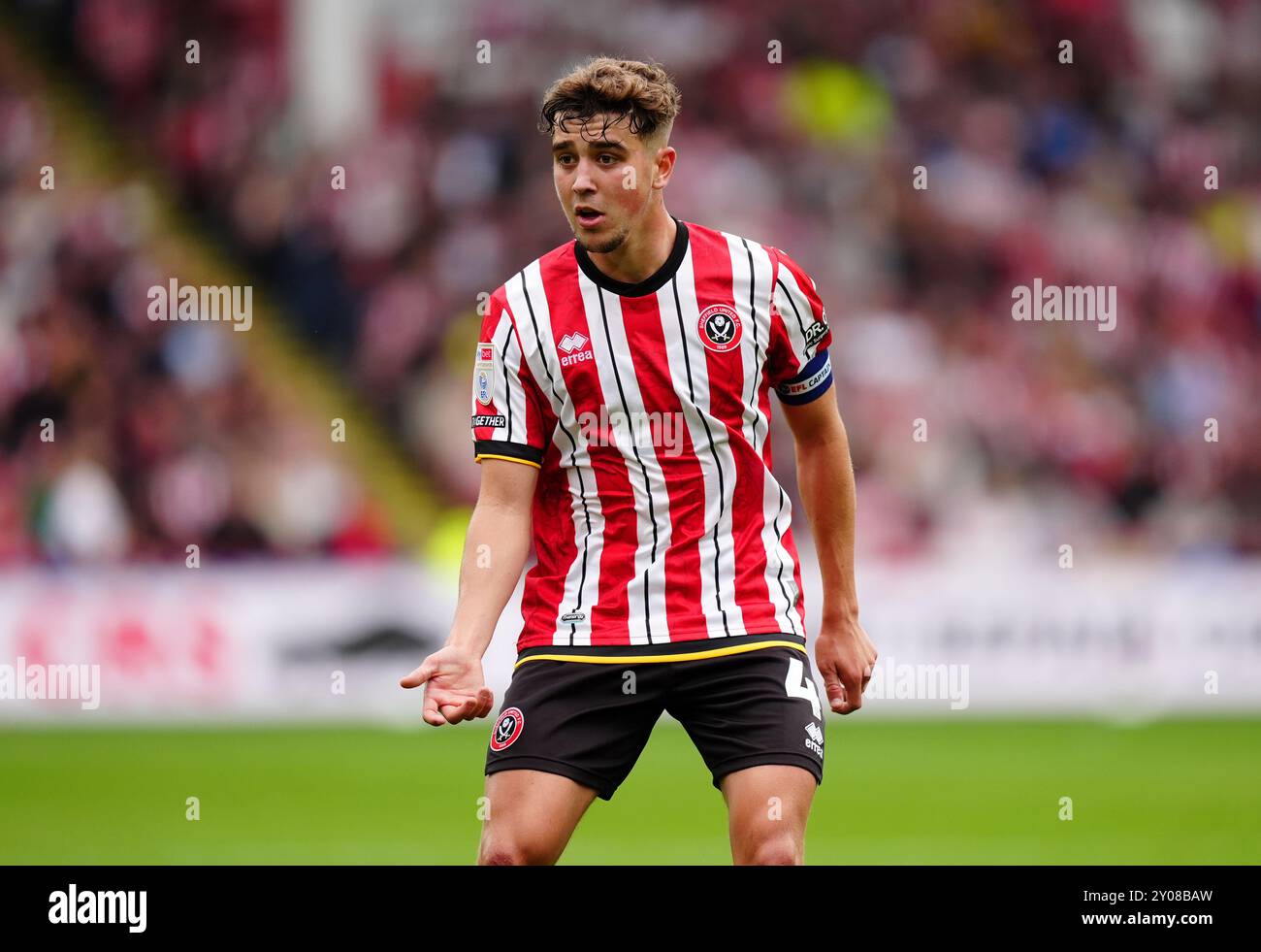 Oliver Arblaster von Sheffield United während des Sky Bet Championship Matches in der Bramall Lane, Sheffield Bilddatum: Sonntag, 1. September 2024. Stockfoto