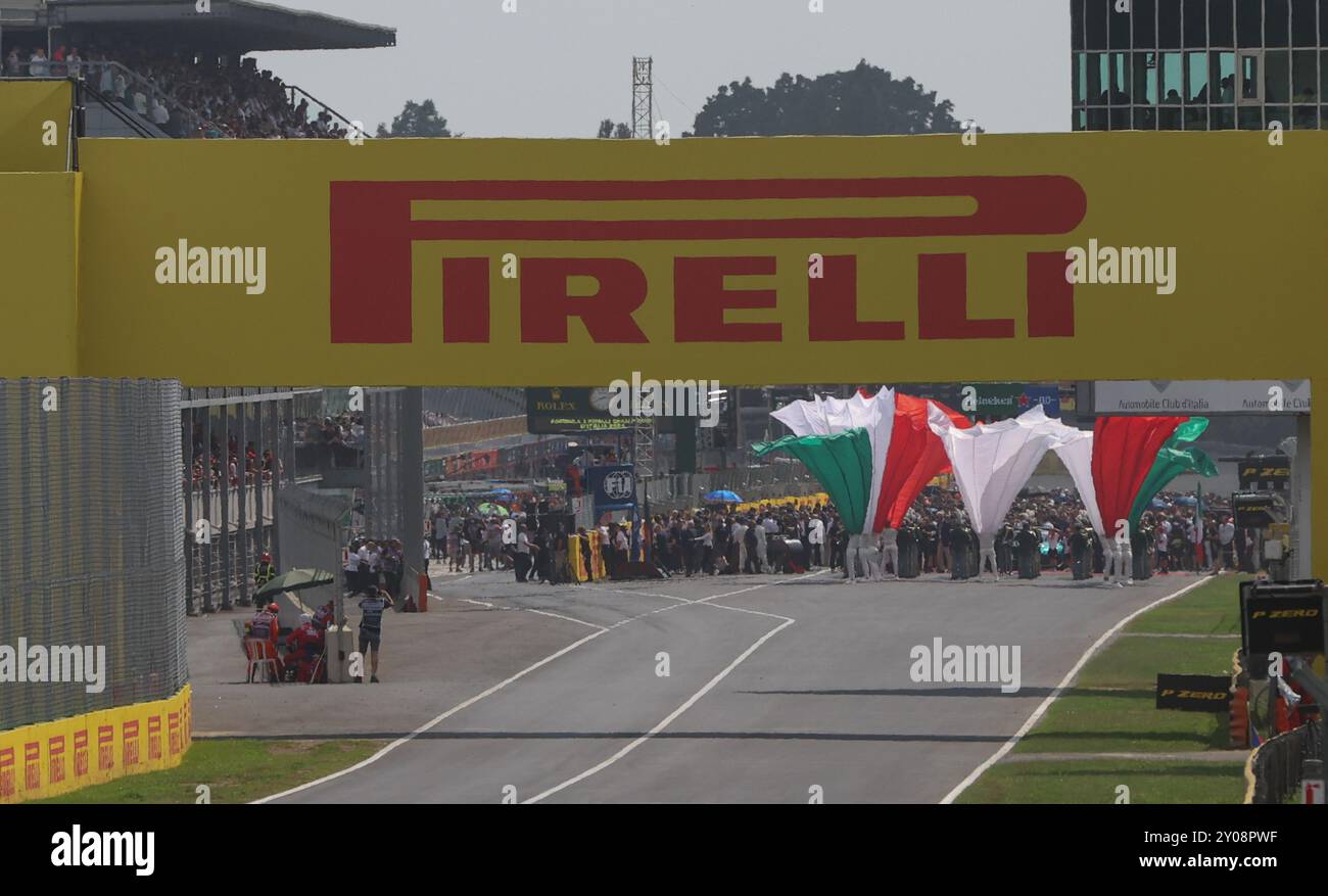 Monza, Italien. September 2024. Monza- F1 Italien Grand Prix 2024
Formel 1 
Monza Formel 1 Rennen 2024 Credit: Independent Photo Agency Srl/Alamy Live News Stockfoto