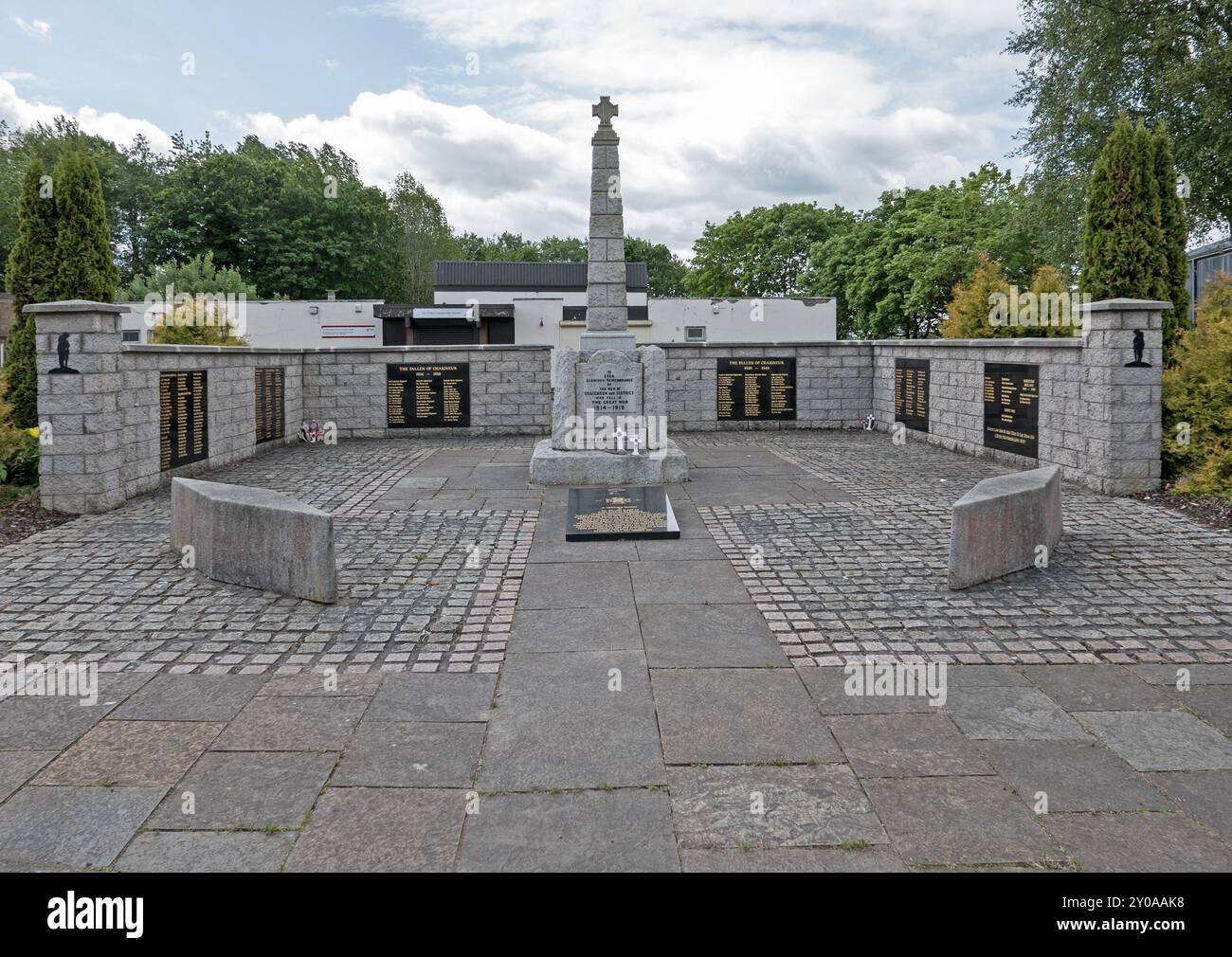 Carigneuk War Memorial, Wishaw, Lanarkshire Stockfoto