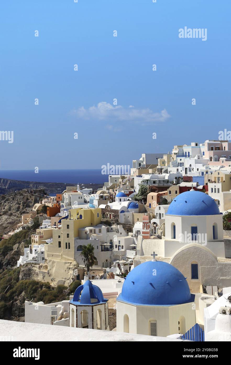 Fantastisches Santorin, Oia Dorf, Griechenland, Europa Stockfoto