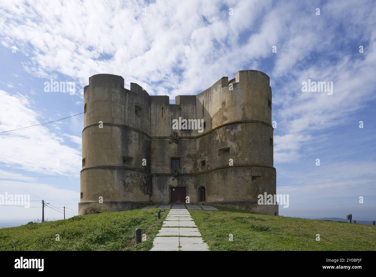 Schloss Evoramonte in Alentejo, Portugal, Europa Stockfoto