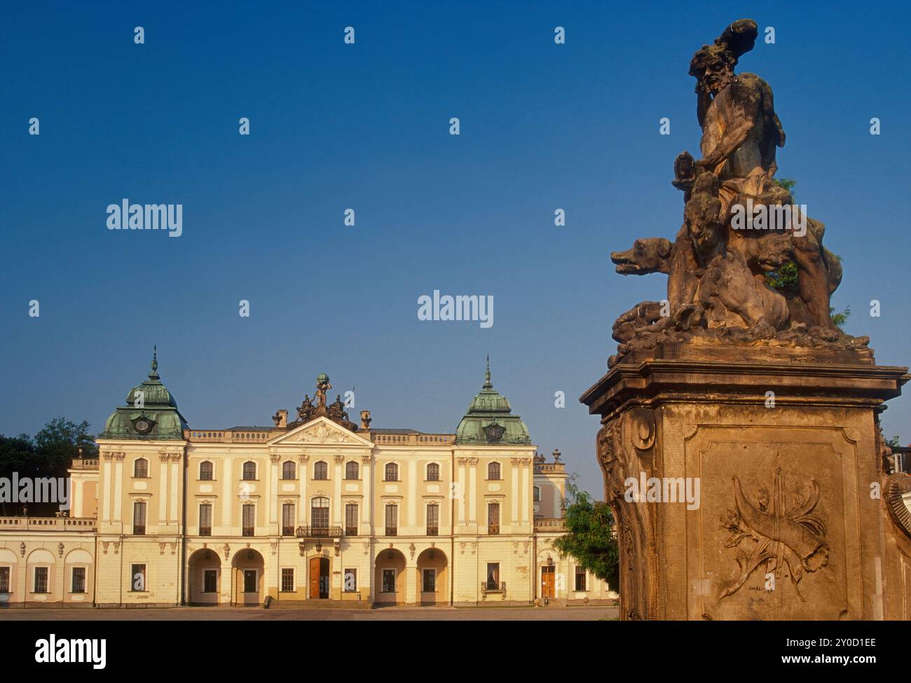 Branicki Palast, heute Museum und Rektorat der Medizinischen Universität, Białystok, Woiwodschaft Podlakien, Polen Stockfoto