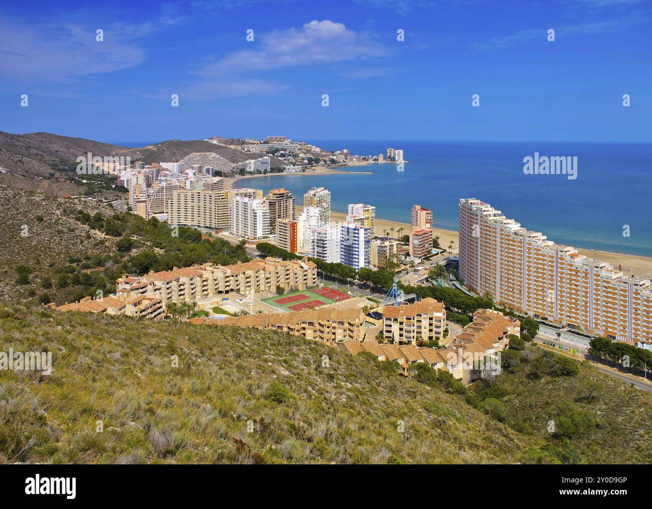 Strände um Cullera, Provinz Valencia in Spanien, Strände um Cullera, Provinz Valencia in Spanien Stockfoto