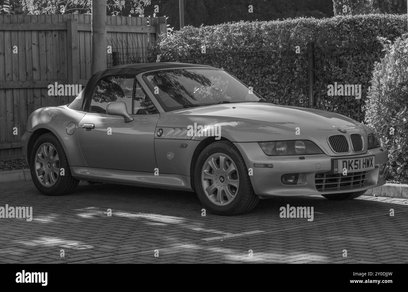 Z3, BMW, bayerischer Automobilhersteller, Roadster, 3Ltr., 2 Sitzer, 2 Türen, Baujahr 2001, gebaut in Amerika, South Carolina, Werk, Spartanburg. Stockfoto