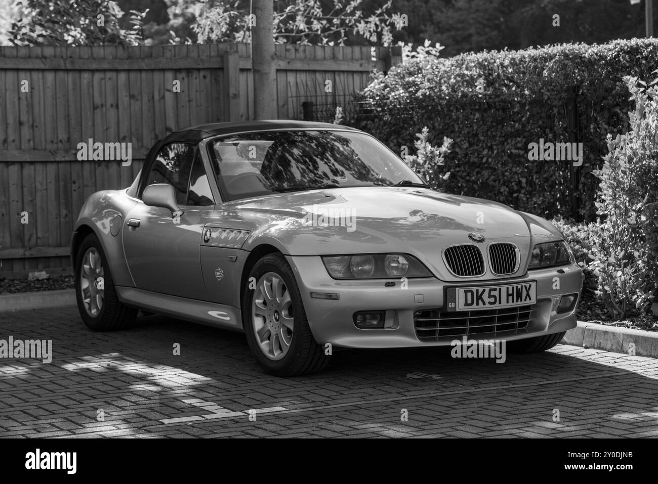Z3, BMW, bayerischer Automobilhersteller, Roadster, 3Ltr., 2 Sitzer, 2 Türen, Baujahr 2001, gebaut in Amerika, South Carolina, Werk, Spartanburg. Stockfoto