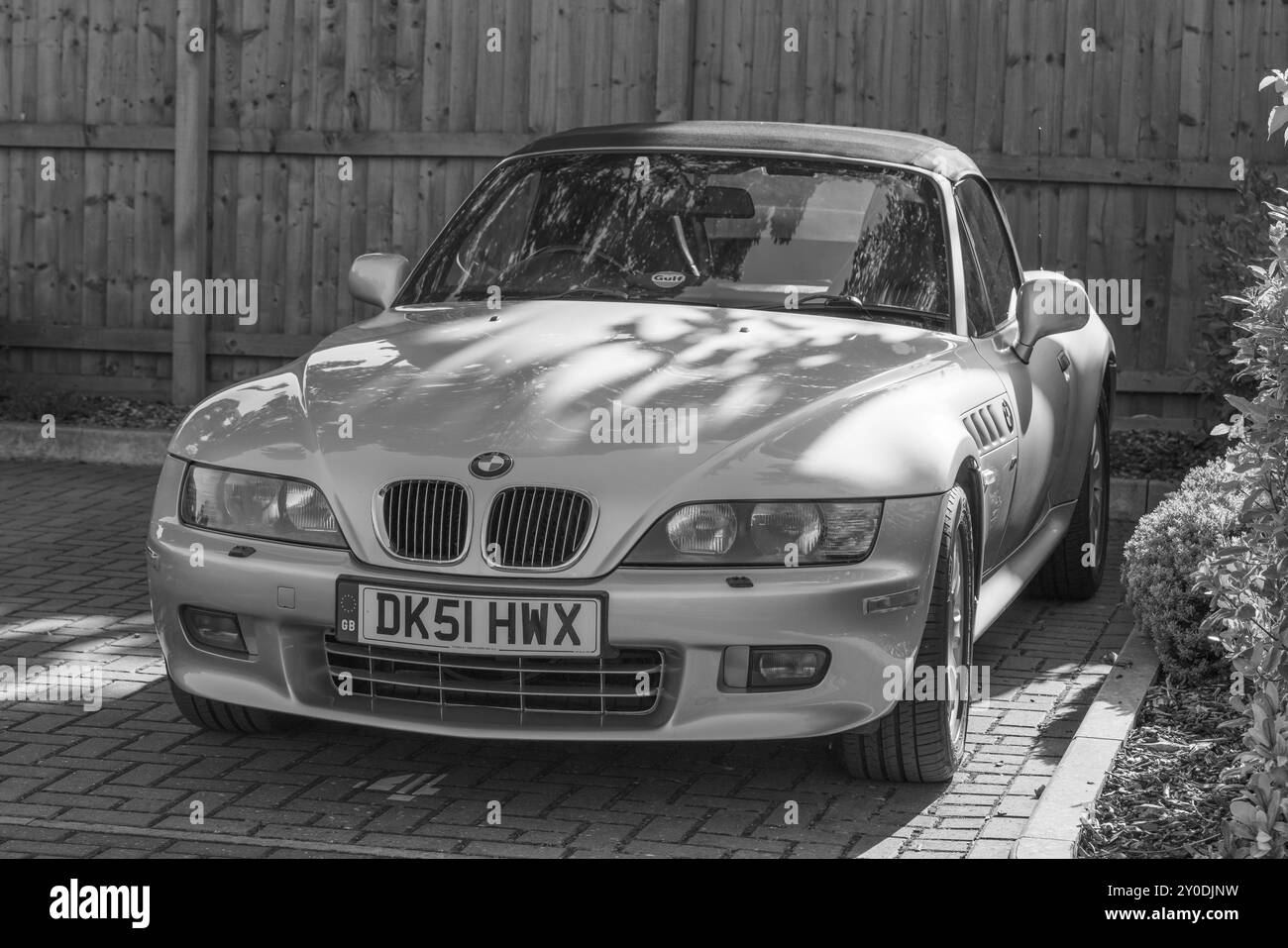 Z3, BMW, bayerischer Automobilhersteller, Roadster, 3Ltr., 2 Sitzer, 2 Türen, Baujahr 2001, gebaut in Amerika, South Carolina, Werk, Spartanburg. Stockfoto