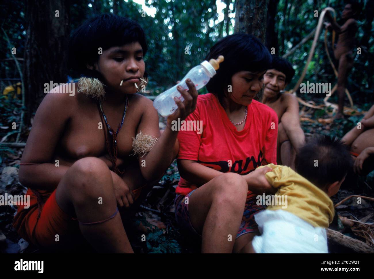 Venezuela/Yanomami Stockfoto