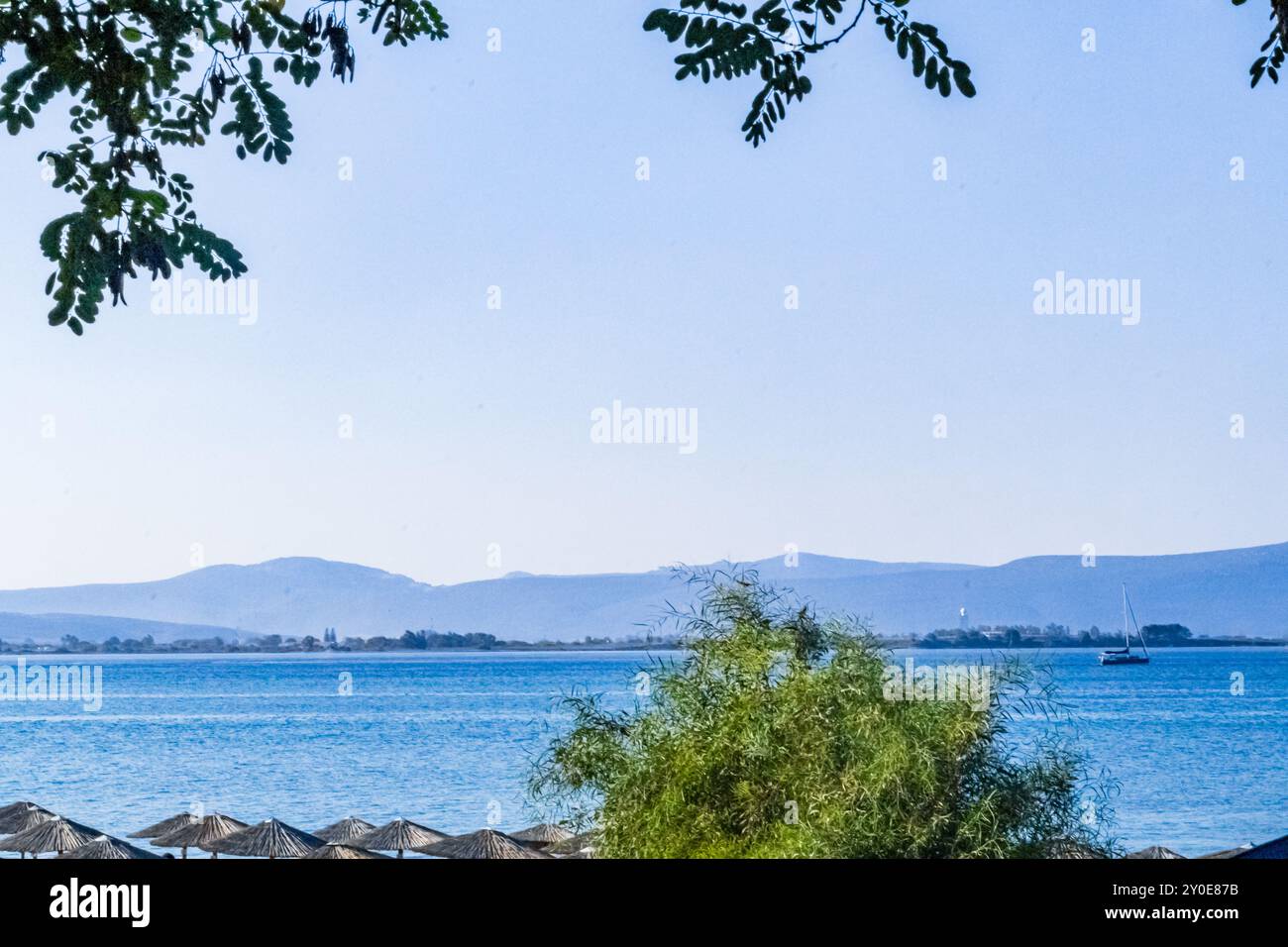 Park am Meer Preveza Stockfoto