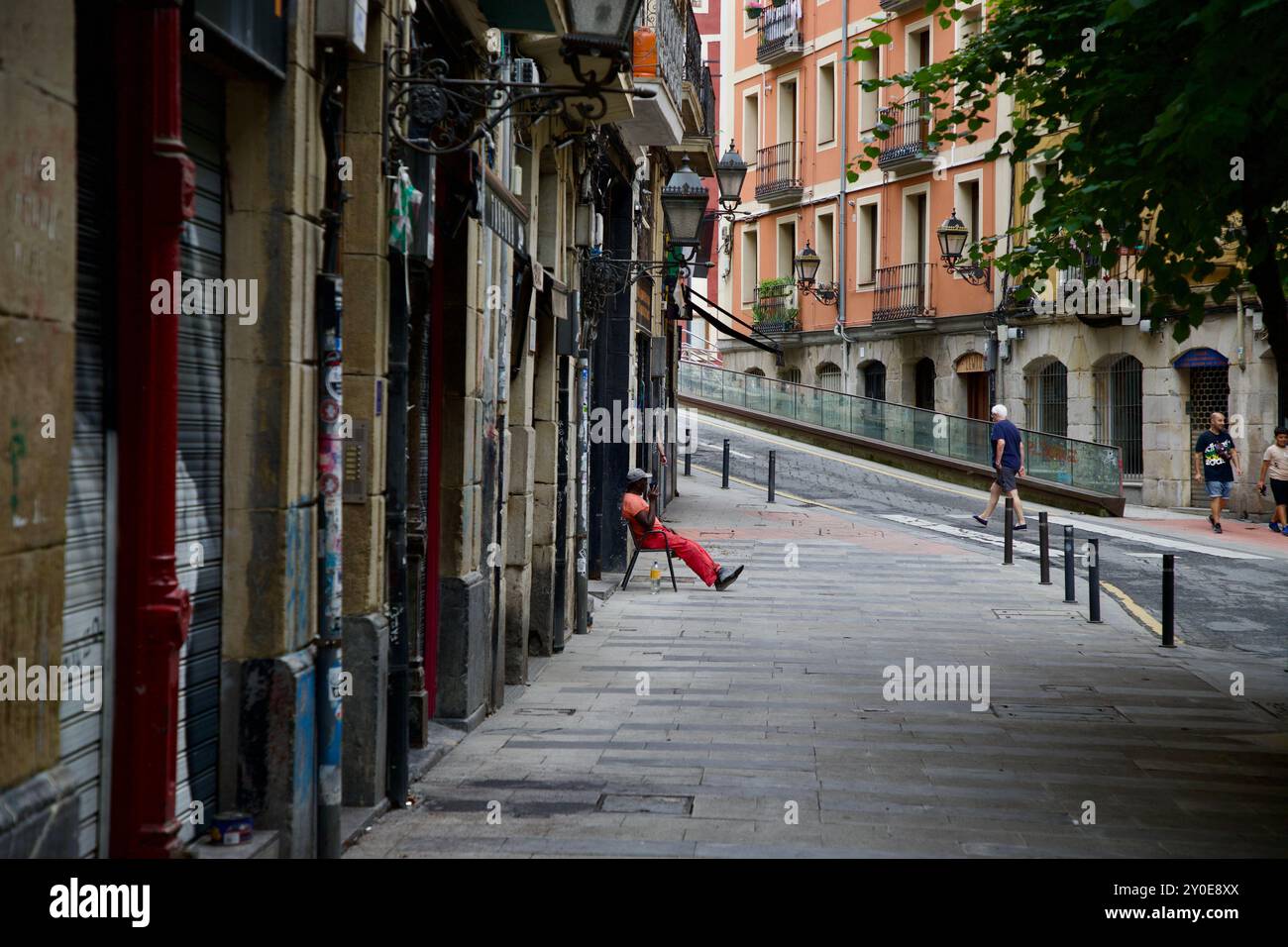 Bilbao, eine wunderschöne Stadt im Norden Spaniens Stockfoto