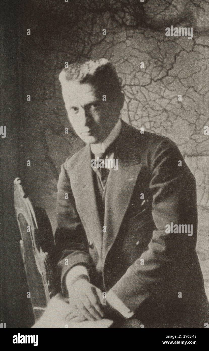 Archivfoto der Revolution in Russland. Alexander Kerenski. Stockfoto