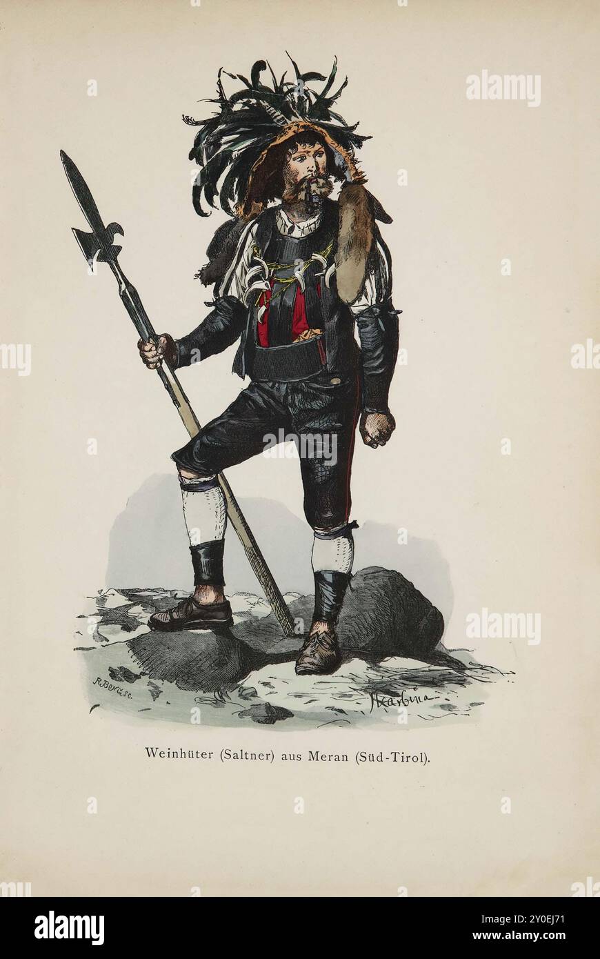 Saltner Historische und volkstümliche Trachten Europas. Hüter oder „Saltner ...