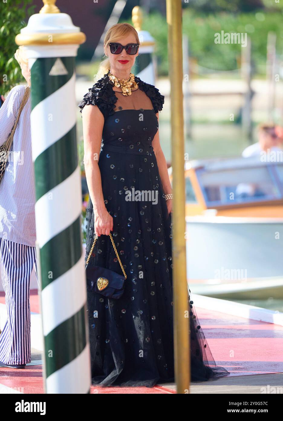 81. Venedig Filmfestival in Venedig, Italien, am 31. August 2024. Hotel Excelsior Pier Christine ZIERL ( Dolly Dollar ) , - Hotel Excelsior Pier - 20240831 PD25981 Stockfoto