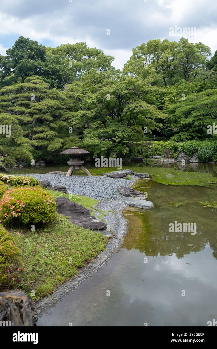 Ninomaru Garten in den Ostgärten des Kaiserpalastes Tokio Japan Stockfoto