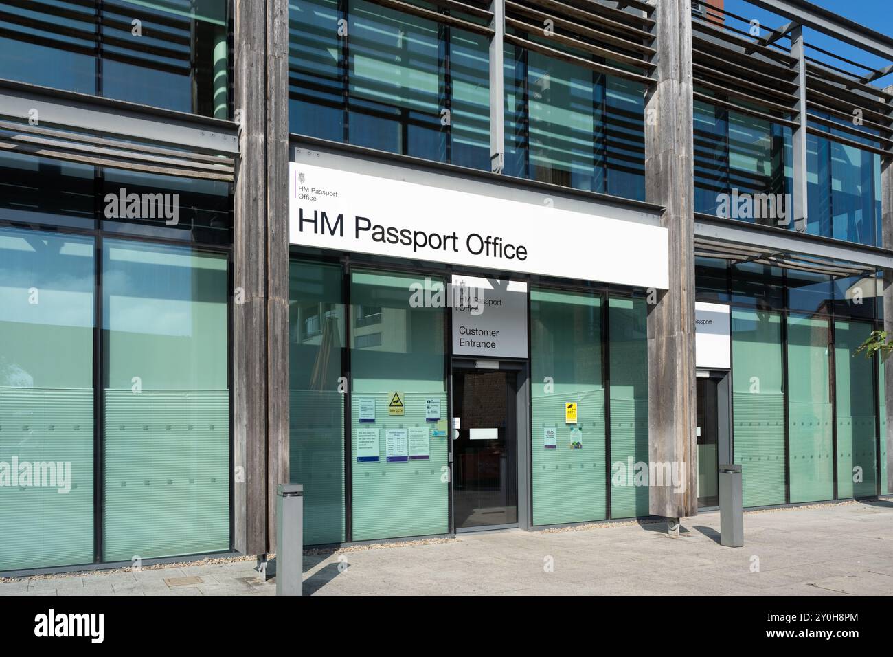 HM Passport Office, Durham, England, Großbritannien Stockfoto